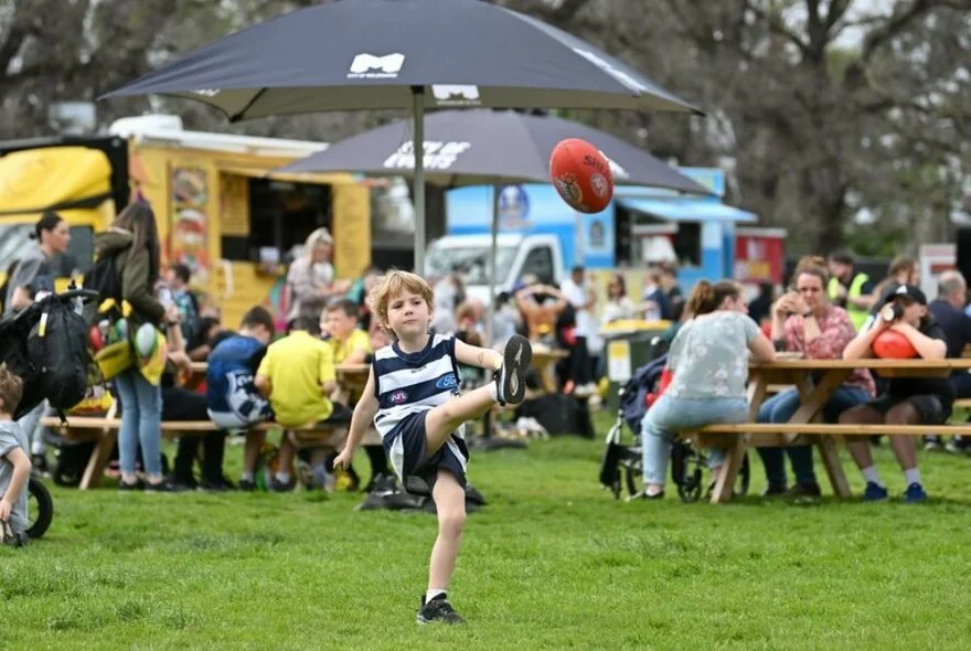 AFL Footy Festival at Yarra Park