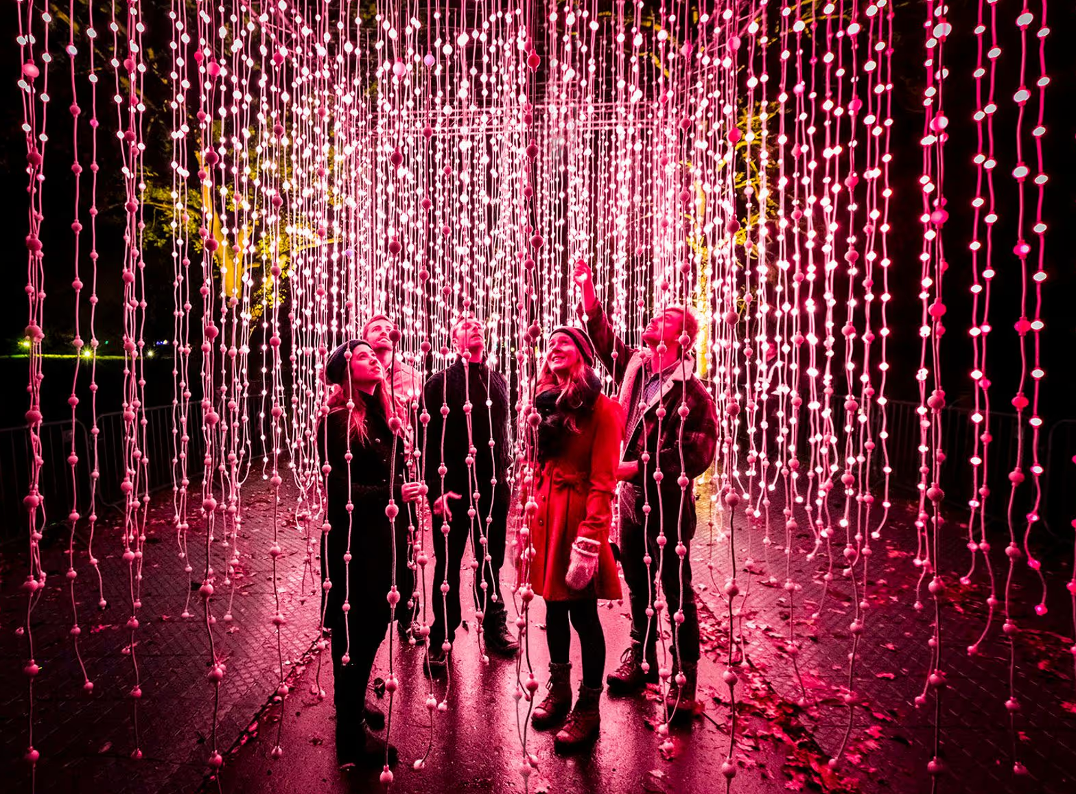 Lightscape at the Royal Botanic Gardens Melbourne