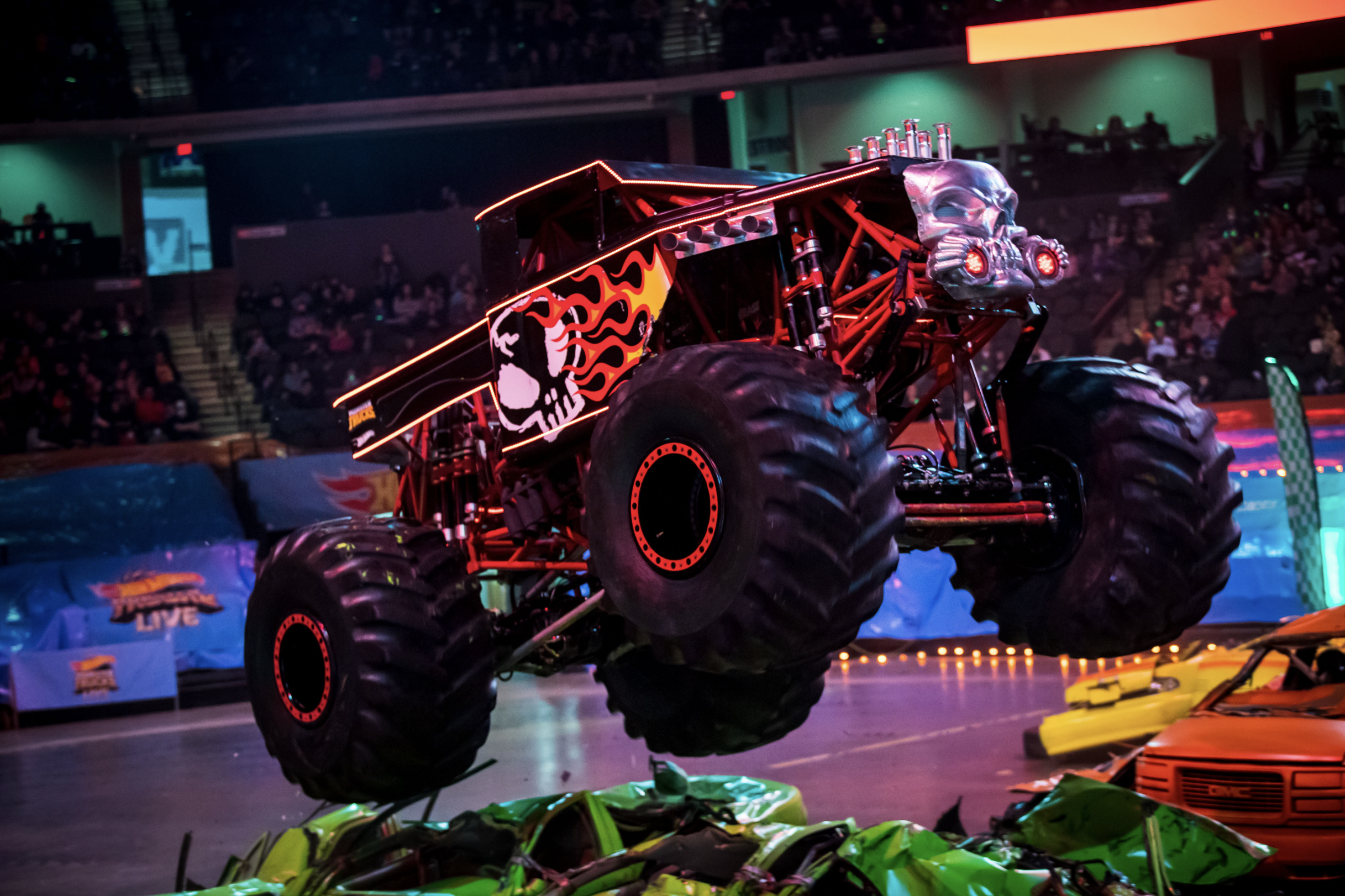 Hot Wheels Monster Trucks Live Glow Party at Adelaide Entertainment Centre Arena
