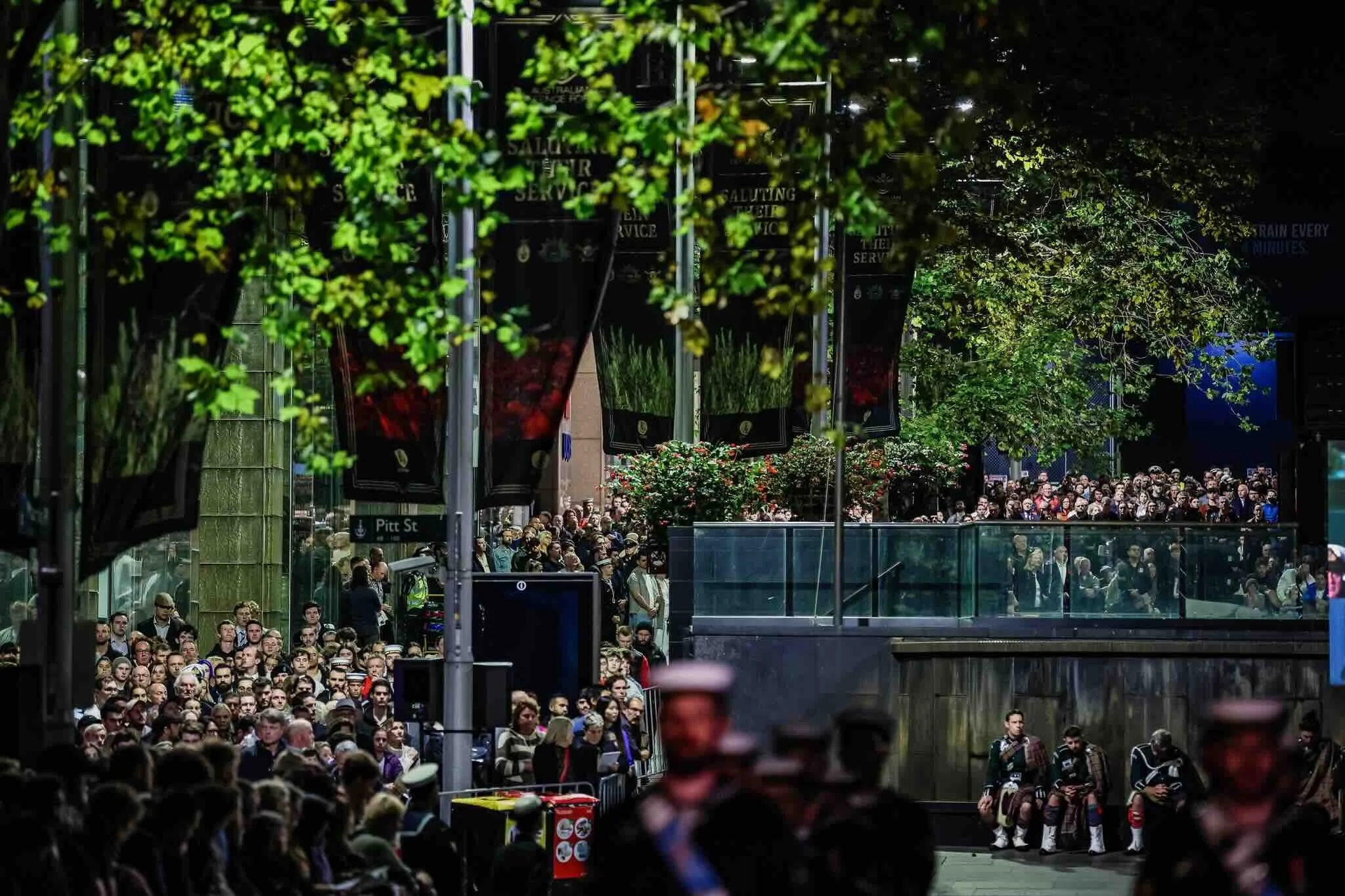 Anzac Day 2024 Sydney Dawn Service at Cenotaph, Martin Place, Sydney