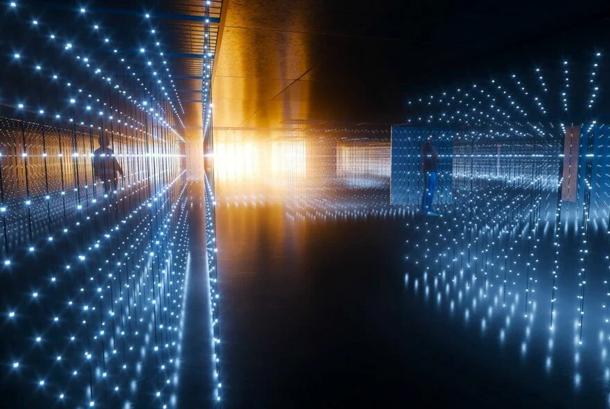 Firelight Labyrinth at Marvel Stadium