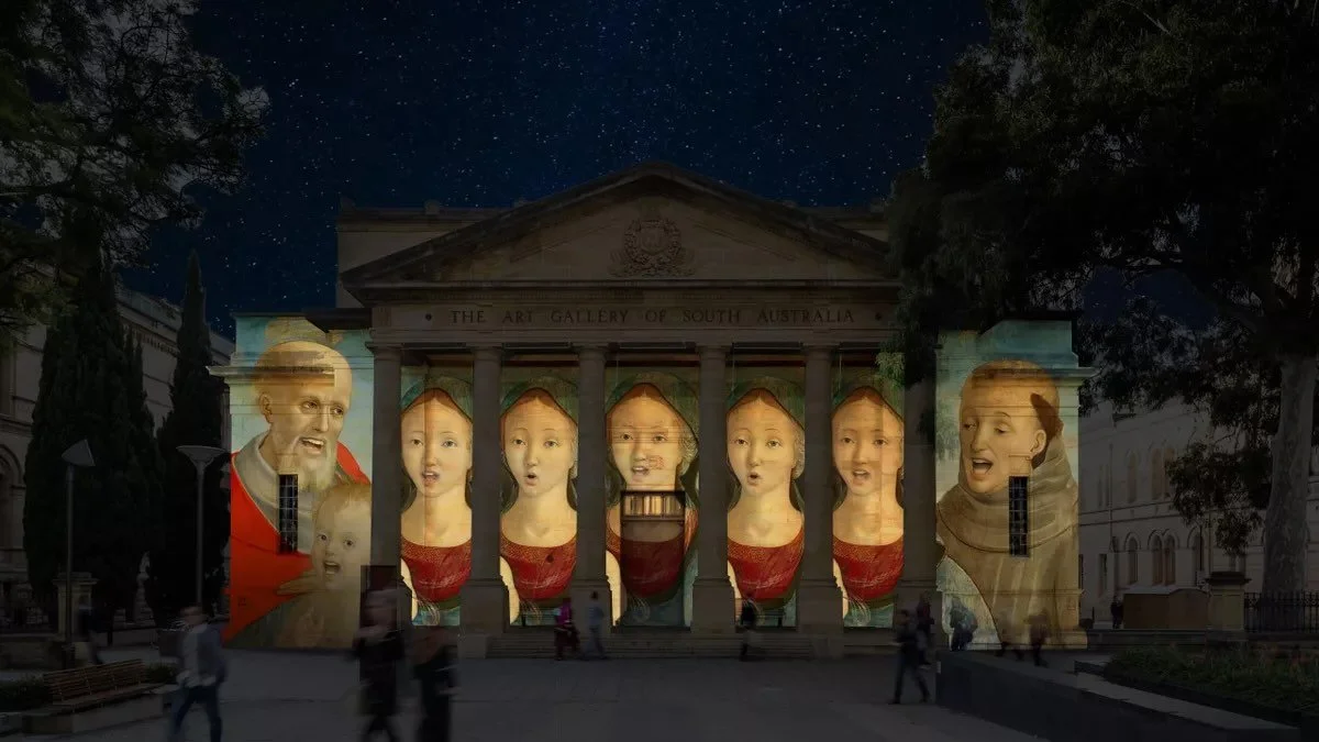 Illuminate Adelaide: City Lights - Grand Mix at the Art Gallery of South Australia