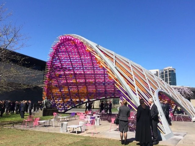 John Wardle Architects Structure at the NGV International