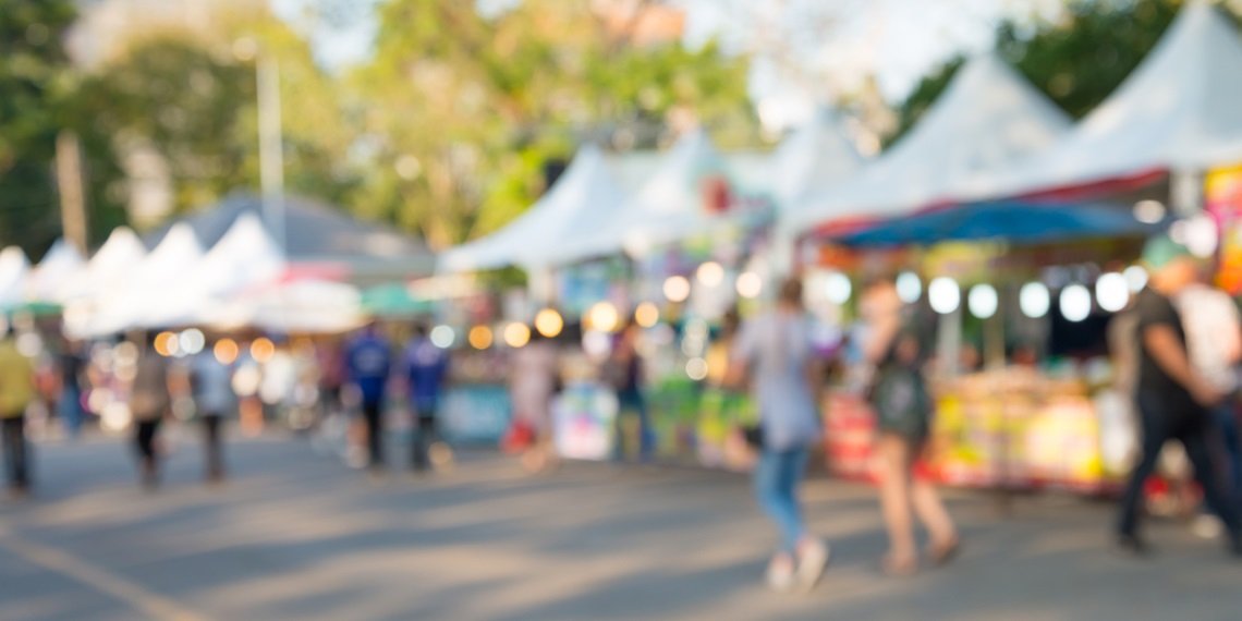 St Ives Food and Wine Festival 2024 at St Ives Village Green