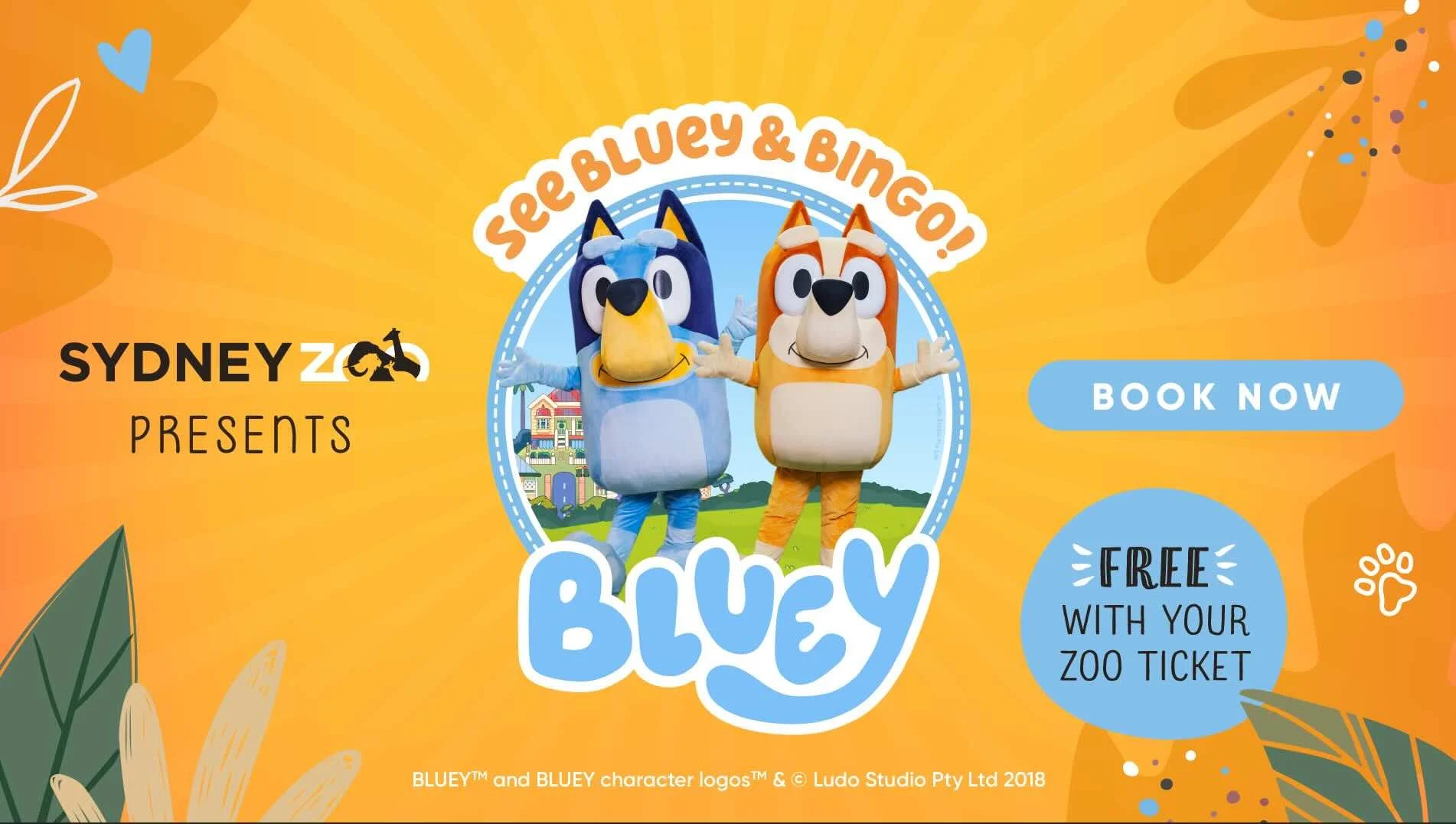 [Sydney] See Bluey &amp; Bingo Live on Stage at Sydney Zoo This February!