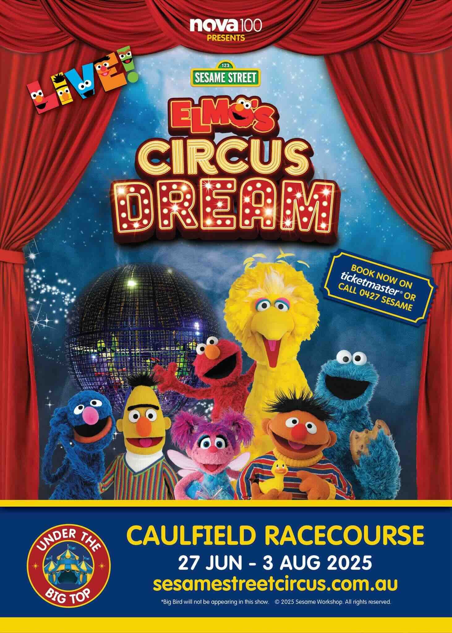 Elmo's Circus Dream Under the Big Top