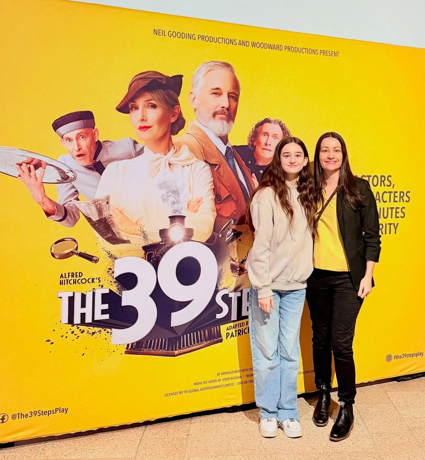 #Sydney REVIEW &ndash; The 39 Steps at the Sydney Opera House. I surprised Miss with a show today so she could experience this brilliant piece of theatre as she&rsquo;s studying improvisation in drama. And wow, was it clever! Imagine Hitchcock&rsquo;