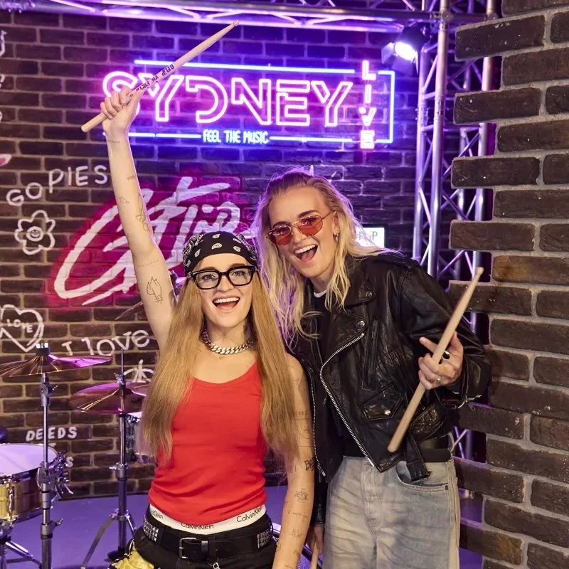 G Flip at Madame Tussauds Sydney