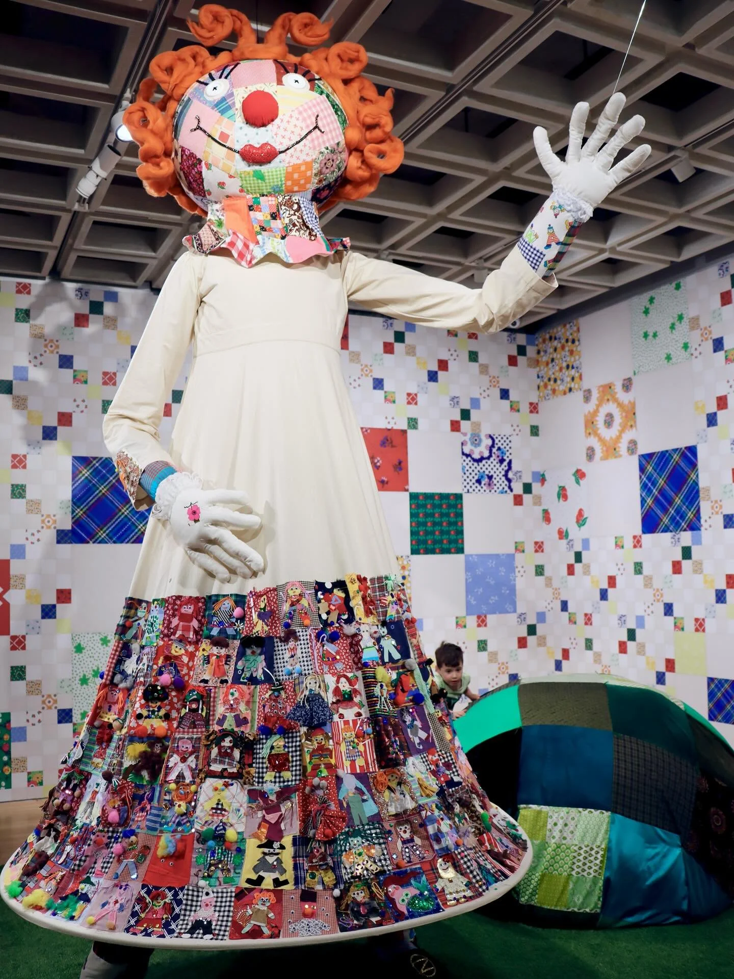 #sydney REVIEW Raquel Caballero at the Art Gallery of NSW - Naala Nura building (South). FREE.

Sydney artist Raquel Caballero opened her new exhibition The Patchwork Portal back in September, where she uses papier-m&acirc;ch&eacute;, textiles and re