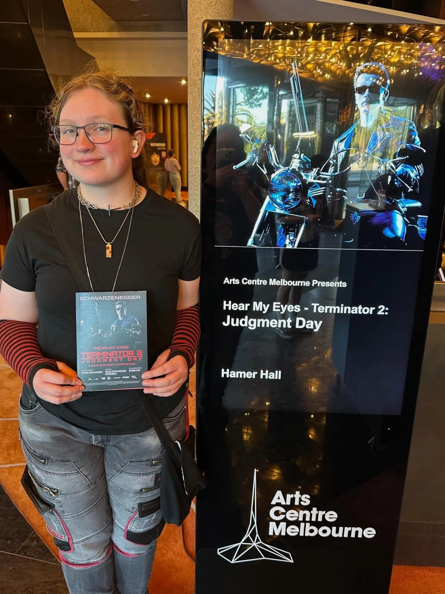#melbourne REVIEW - Hear My Eyes - Terminator 2: Judgment Day at the Arts Centre Melbourne - on until this Saturday 28th February.

What an epic bucket list item to tick off today for Anastasia celebrating 35 years of the Terminator 2: Judgment Day 1