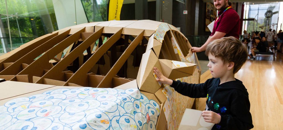 Road to Zero’s Big (Safe) Cardboard Car