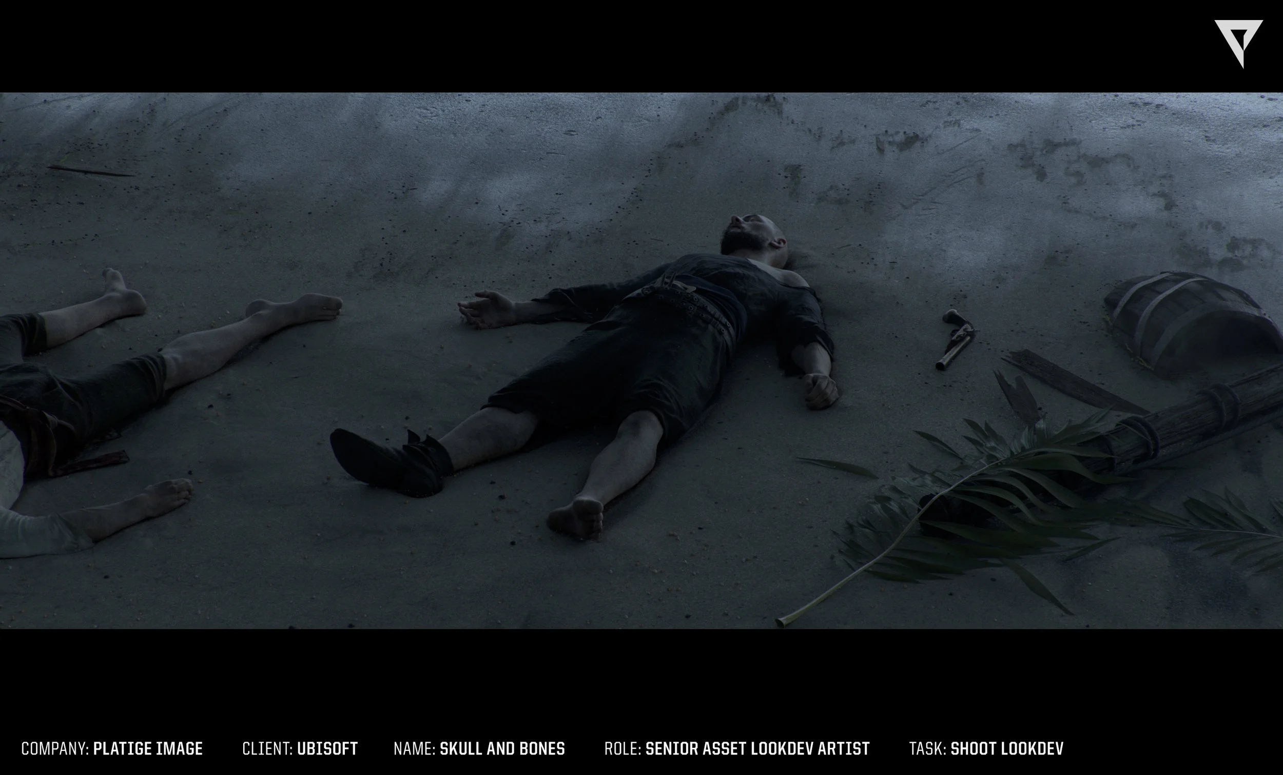 Mostly my task was focusing here on sand creation, but also I got opportunity to prelight the scene and assemble few assets.   