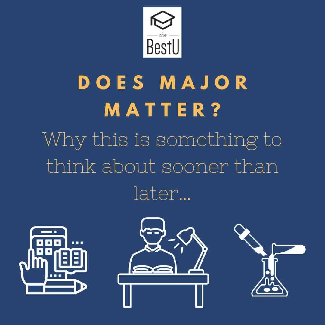 Does major matter? What every HS student should know.