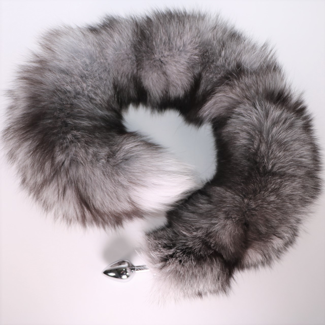 36 38 Silver Fox Tail — Touch Of Fur