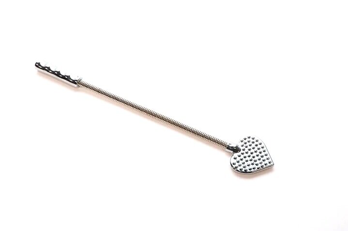 Stainless Steel Heart Shaped Paddle with Spikes *SW-001* — Touch of Fur