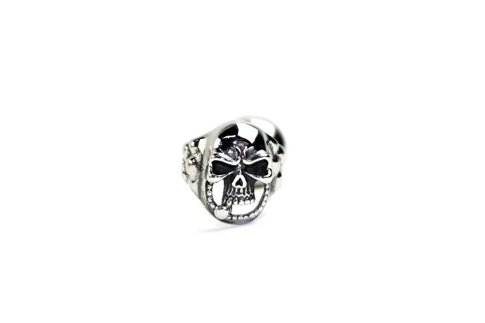 Stainless Steel Skull Double Ball Butt Plug #3 *SP3* — Touch of Fur