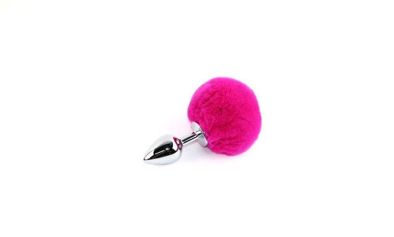 Hot Pink Rex Rabbit Bunny Tail - TOF.jpg