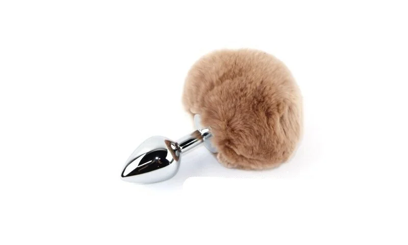 Light Brown Rex Rabbit Bunny Tail - tof.jpg