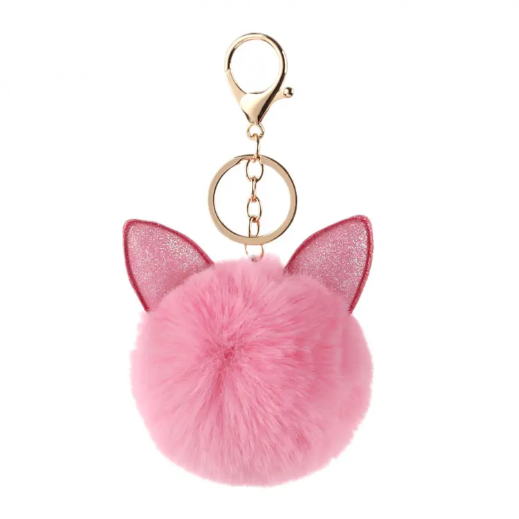 Light Pink Fur Cat Keychain.png