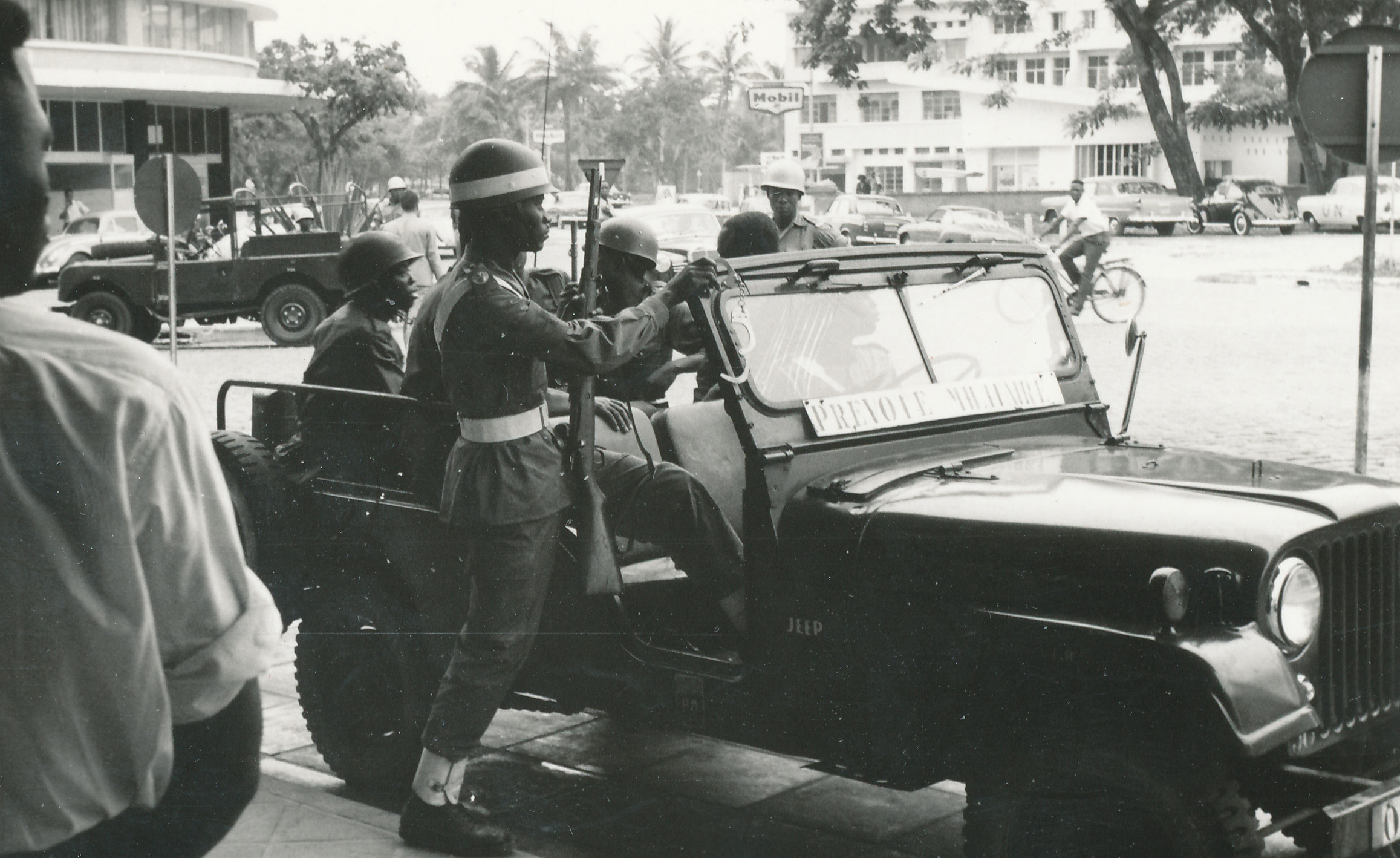 Soldater ur Armée National Congolaise (ANC) i Leopoldville 1960.