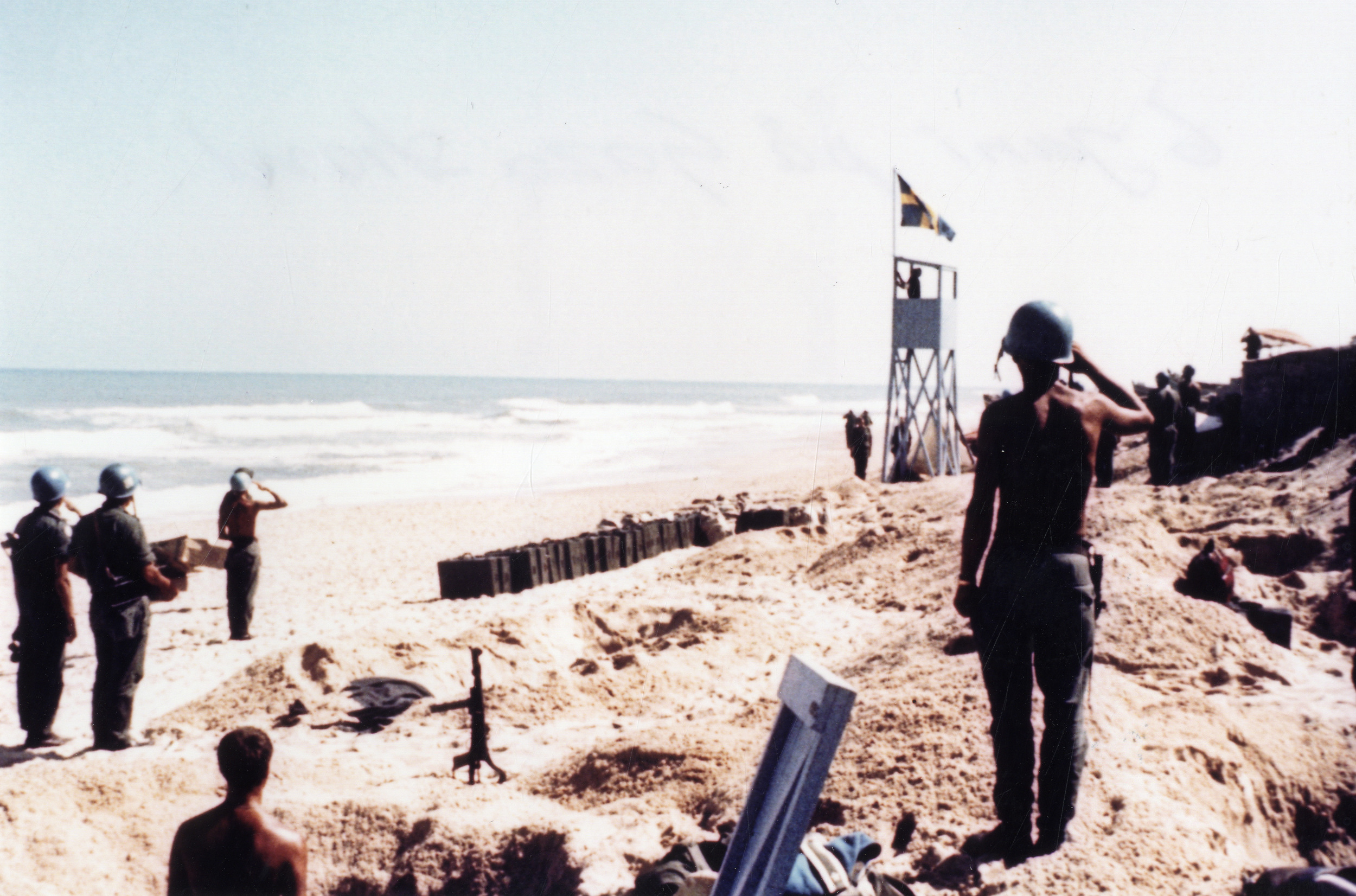 Den 6 juni 1967 på Gaza strand.