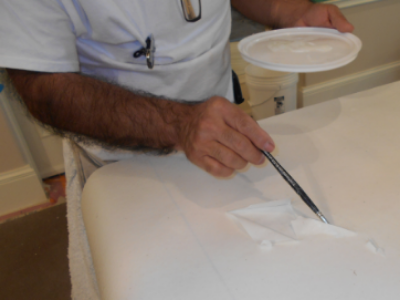 Stabilizing the paper