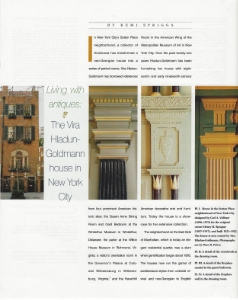 April 2003 Antiques Magazine, "Living with Antiques: the Vira Hladun-Goldmann House"
