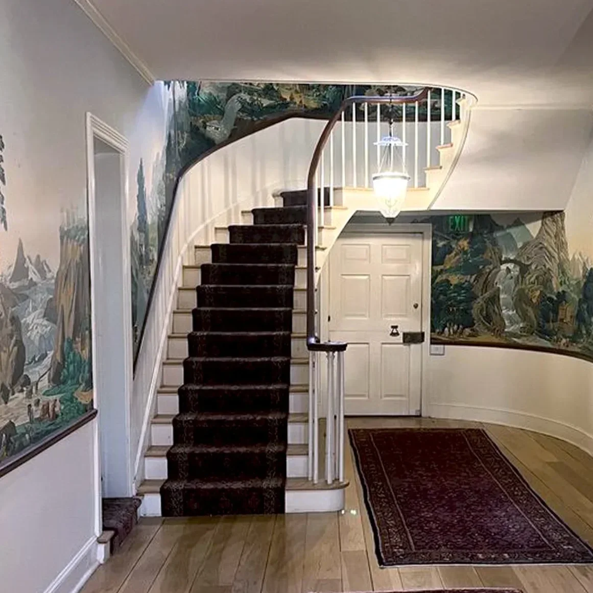 Zuber Les Vues de Suisse restoration at Greenwood Gardens