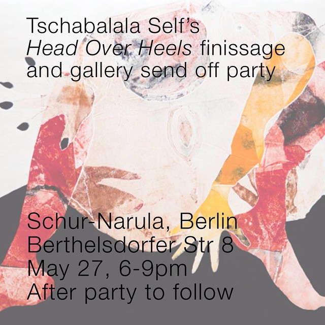 Stop by this evening for the closing of our last show in Berlin #tonight #berlin @tschabalalaself