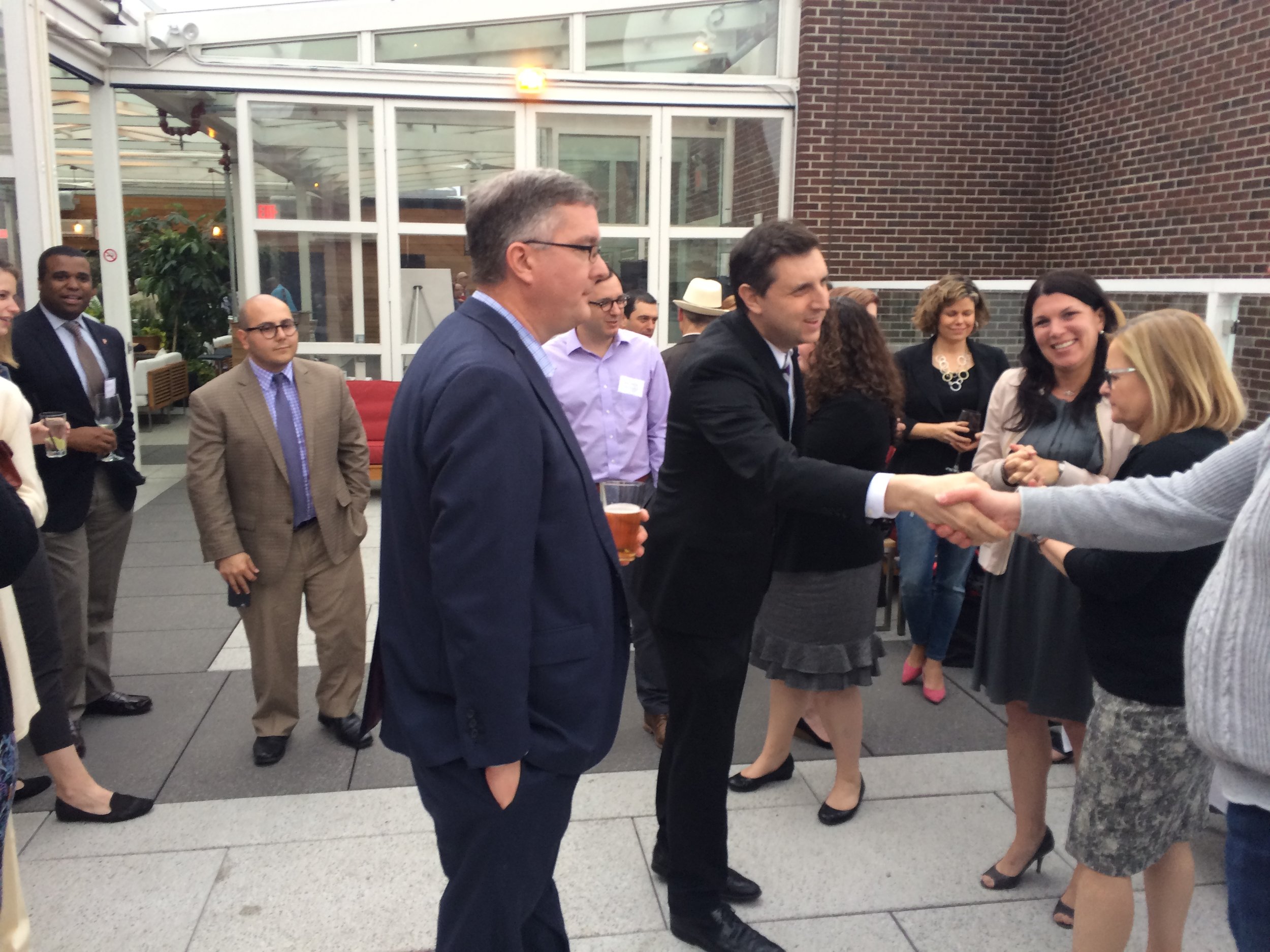 Andy Viens and Seth Magaziner, the Attorney General of Rhode Island