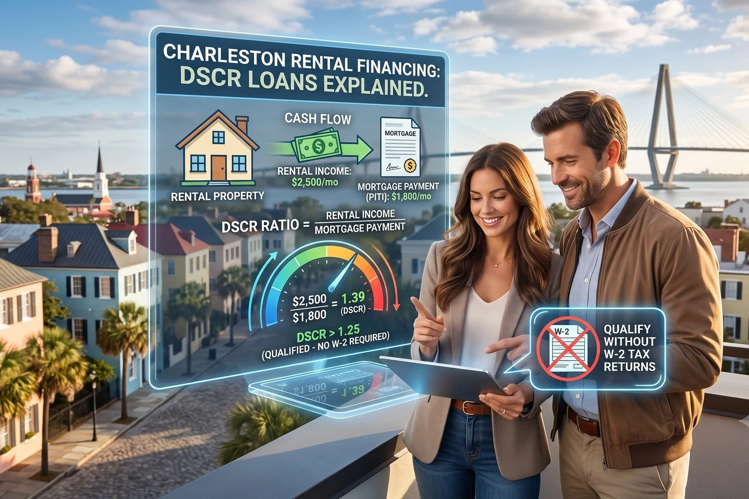 Charleston Investors Are Financing Rentals Without a W-2 — Here's How DSCR Loans Actually Work