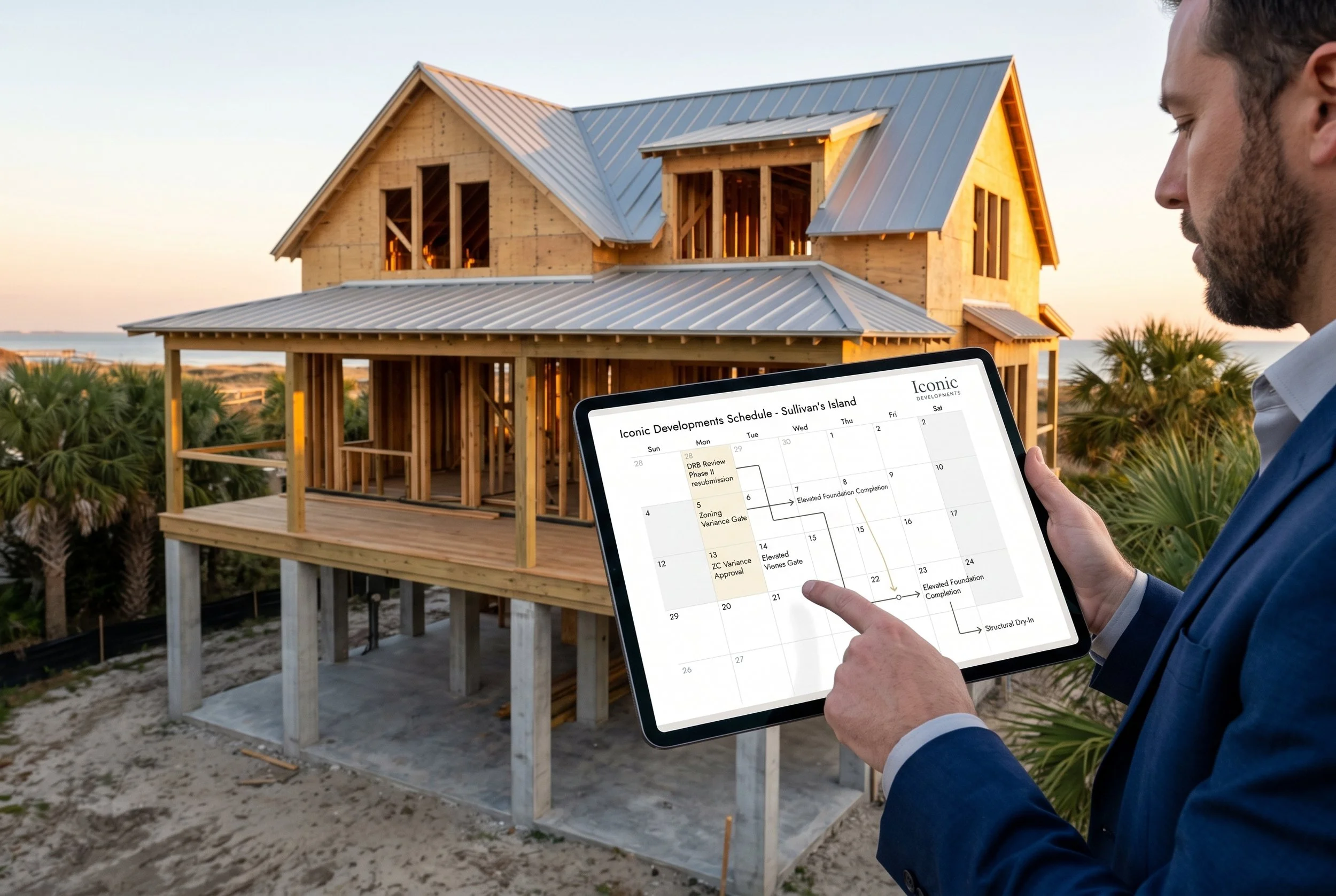On Sullivan's Island, the Approval Calendar Is Your Real Build Schedule