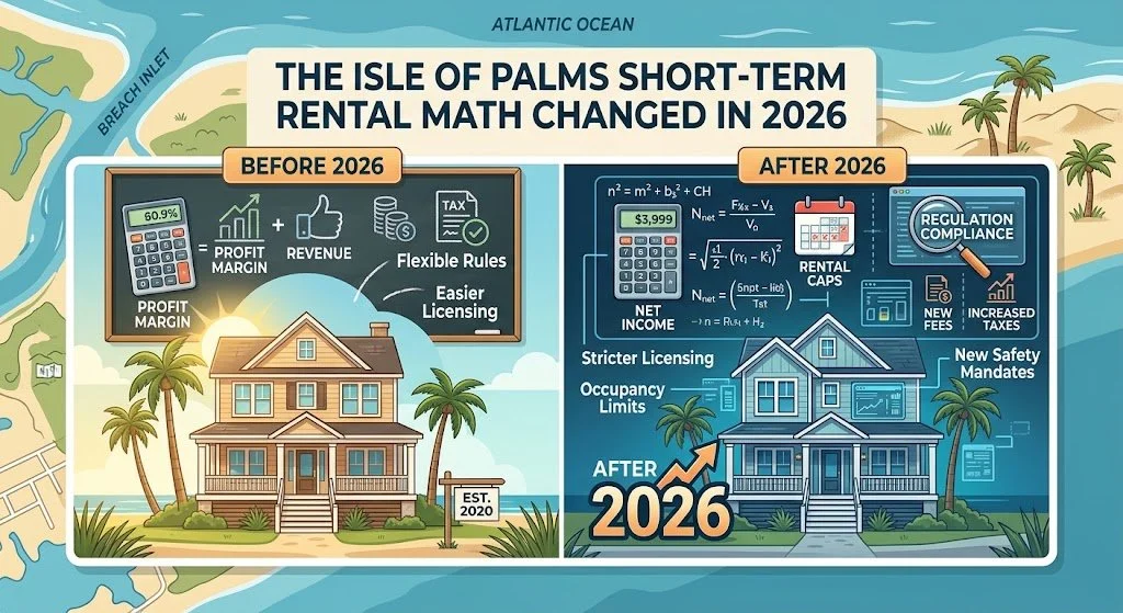 The Isle of Palms Short-Term Rental Math Changed in 2026 — Most Investors Are Still Underwriting on Old Numbers