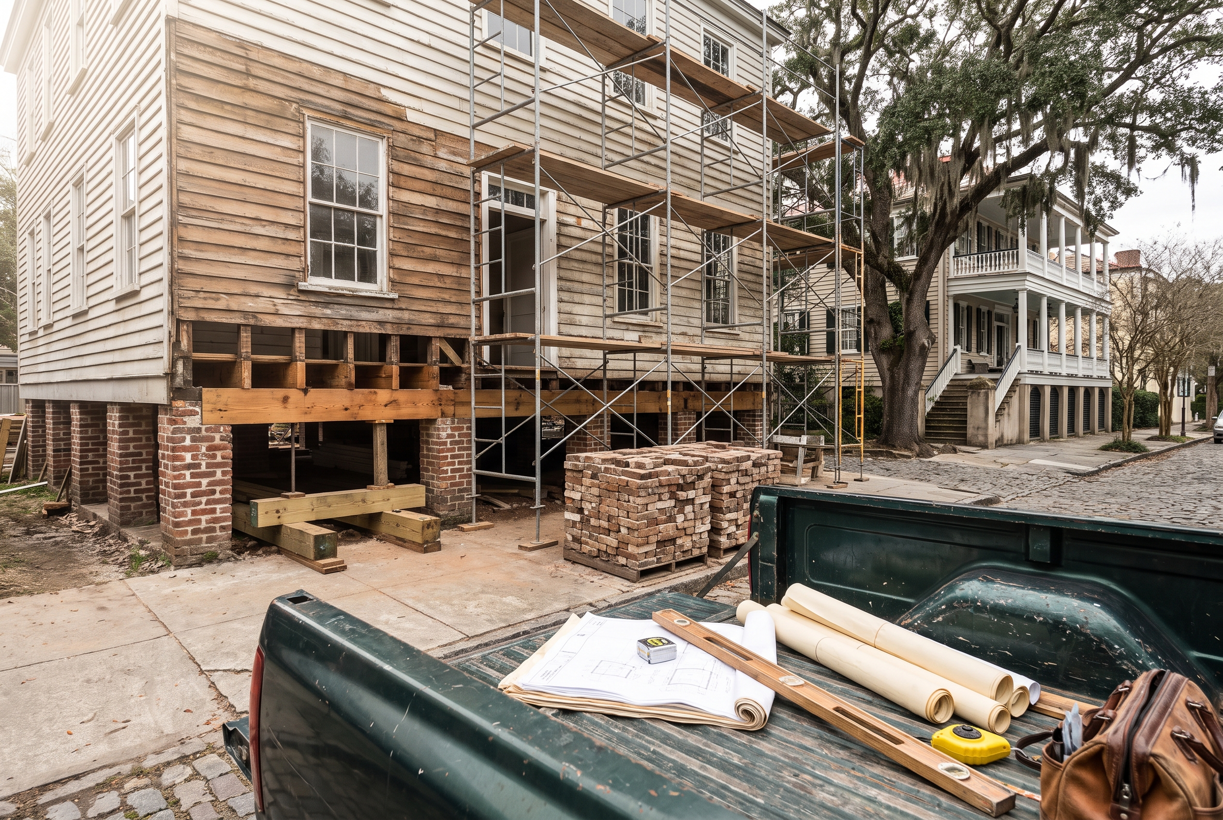 Downtown Charleston Renovation Permits: The 50% Rule Peninsula Buyers Find Out About Too Late