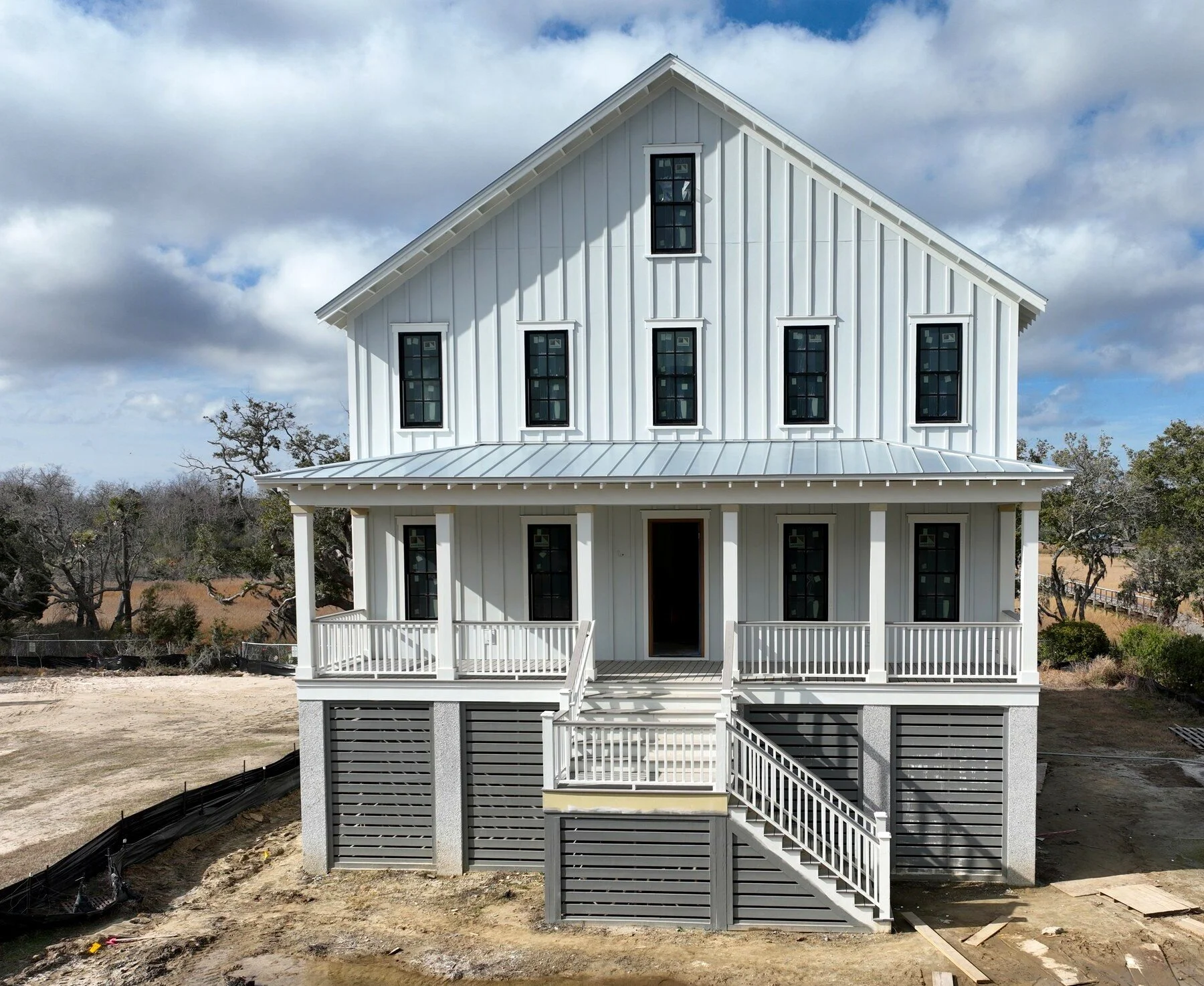 815 Dunham Street — four-level custom home with three-stop elevator and gunite pool, Daniel Island, built by Iconic Developments