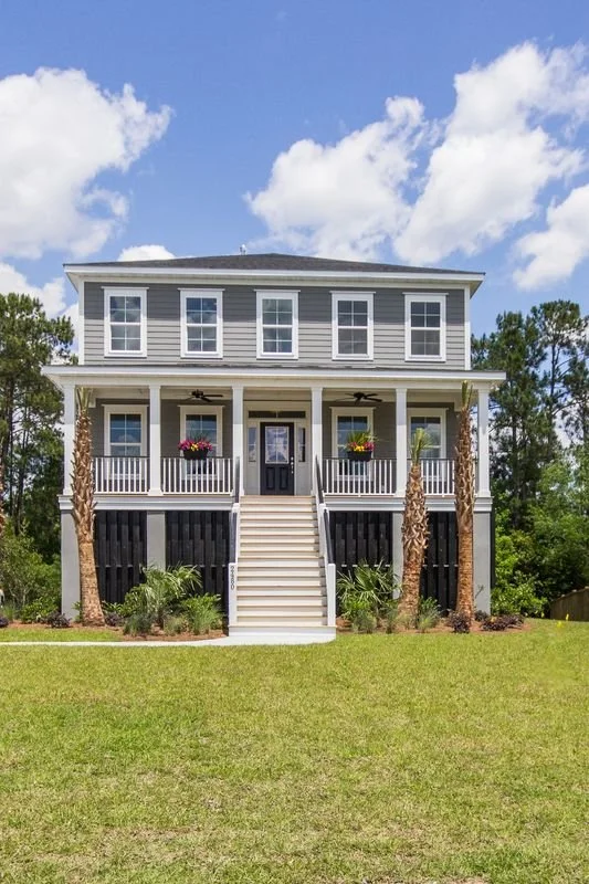 The Claymill — elevated coastal home plan by Iconic Developments for the Charleston Lowcountry