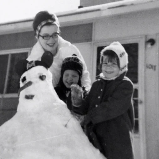 Lolly and brother Jackson with Edie, Lafayette, Indiana, 1964