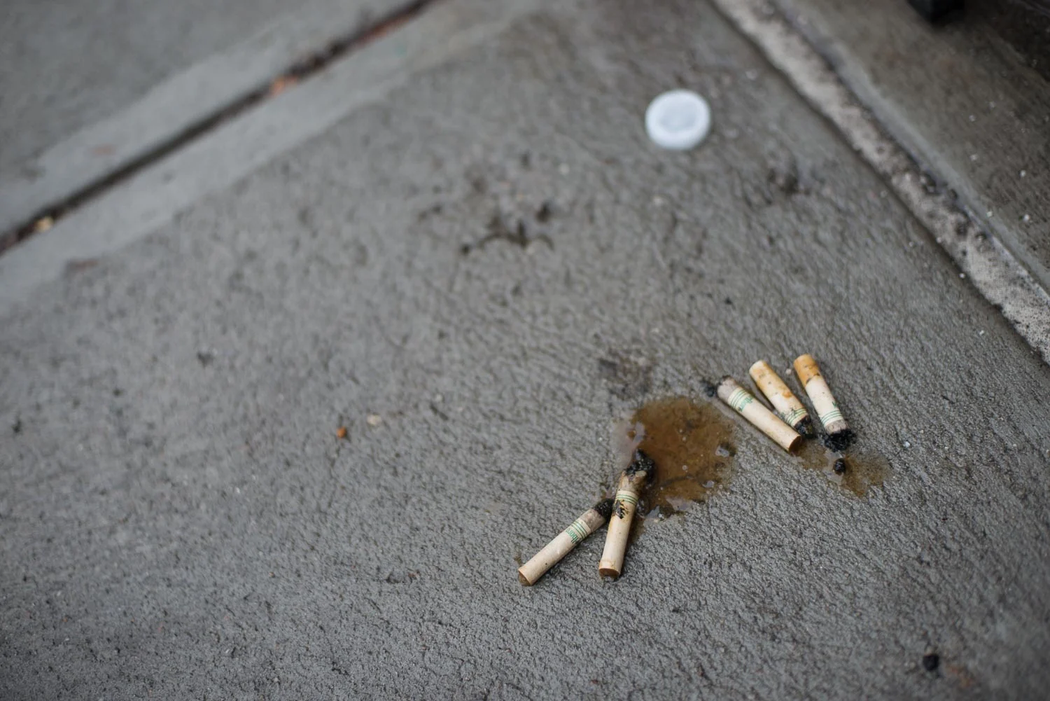 5 Menthols and a Water Bottle Cap, 2015