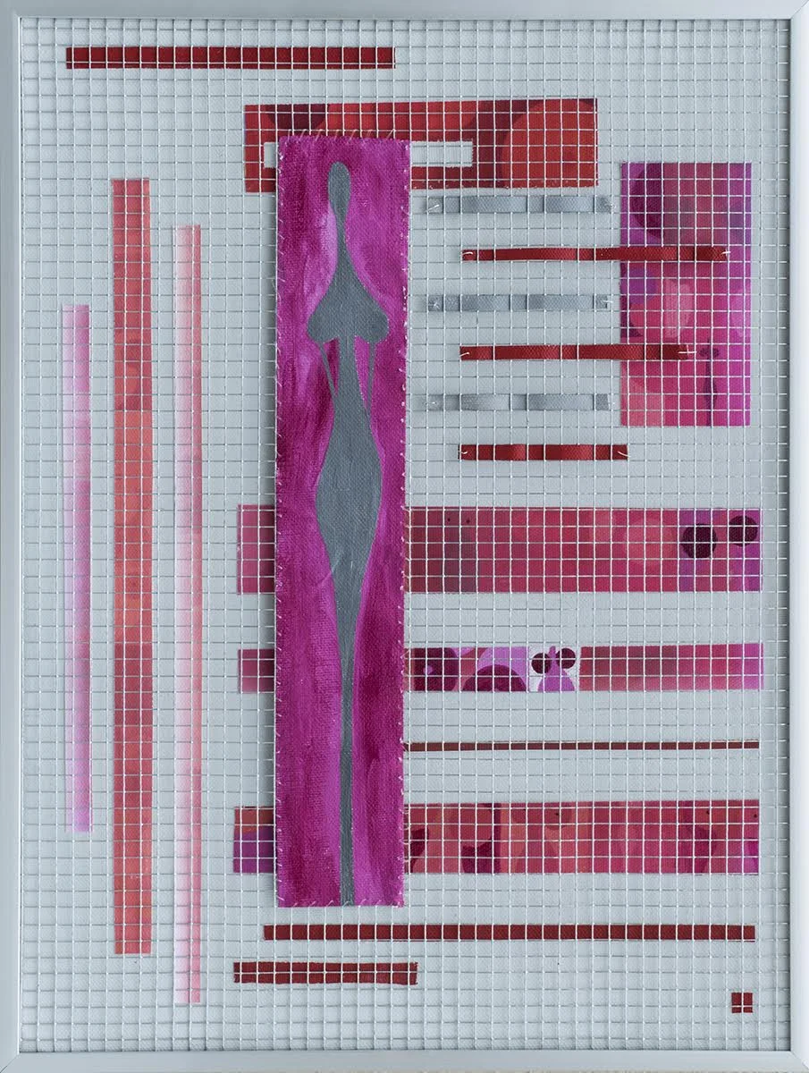 nside Out , Mixed Media (includes acrylic and inkjet on canvas), 12 x 16 inches, 2015