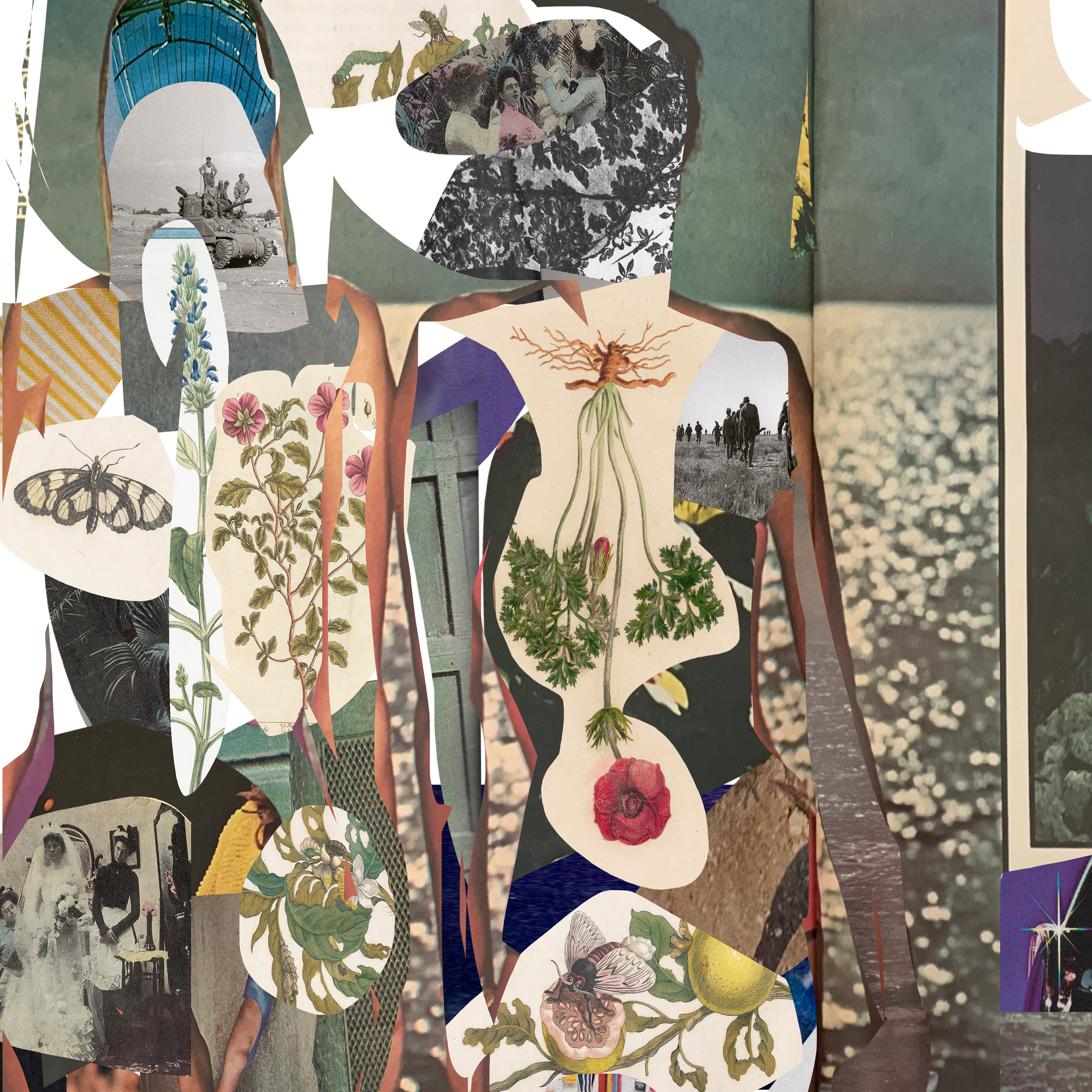 Collage "Composition" by Olivia Boldacci