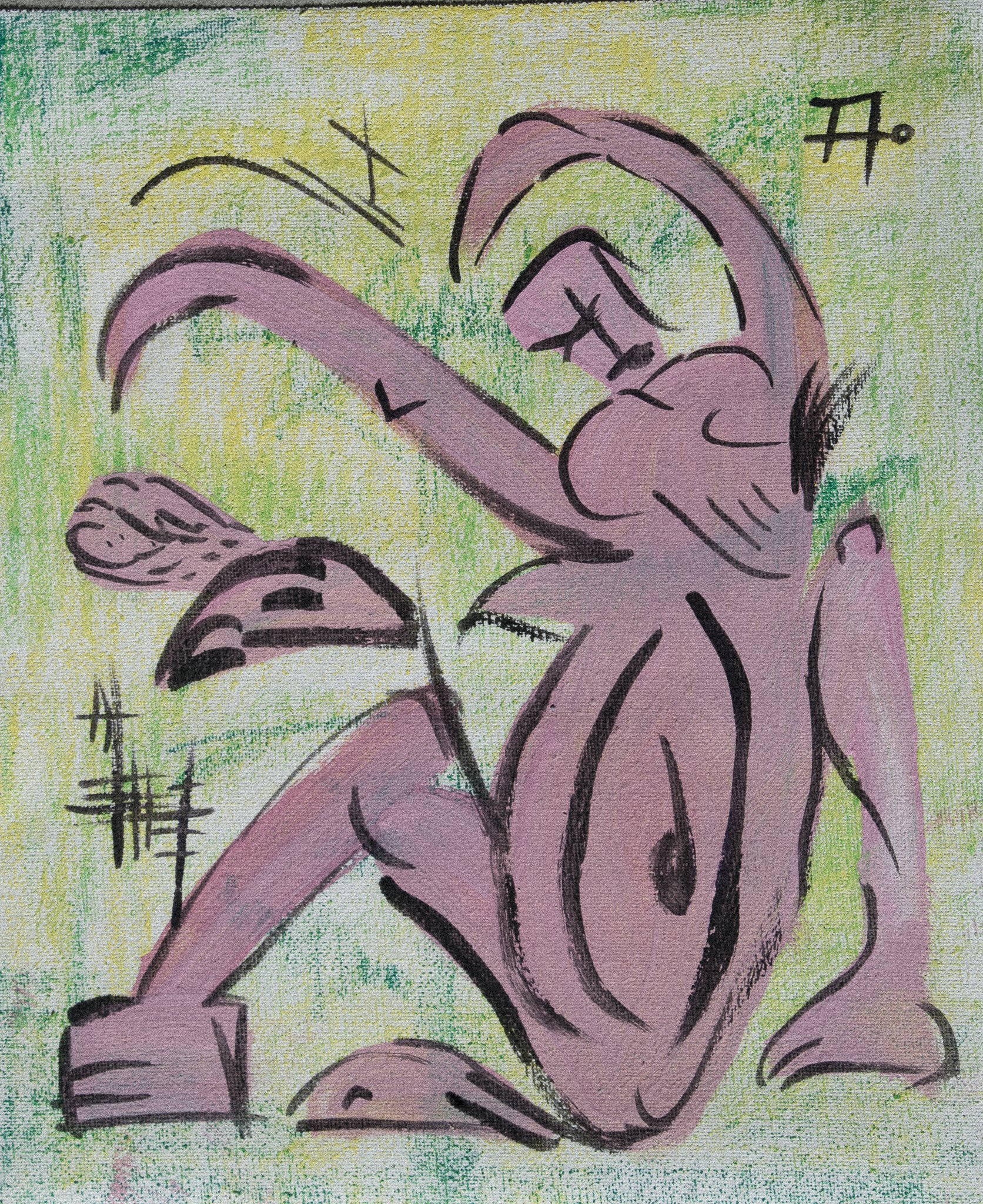 Painting "Coerced Surrogate" by Heather D Haigh