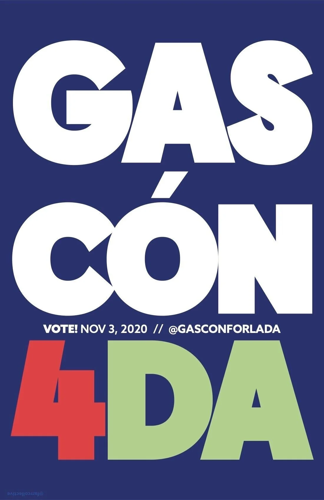 Campaign poster for Gascon
