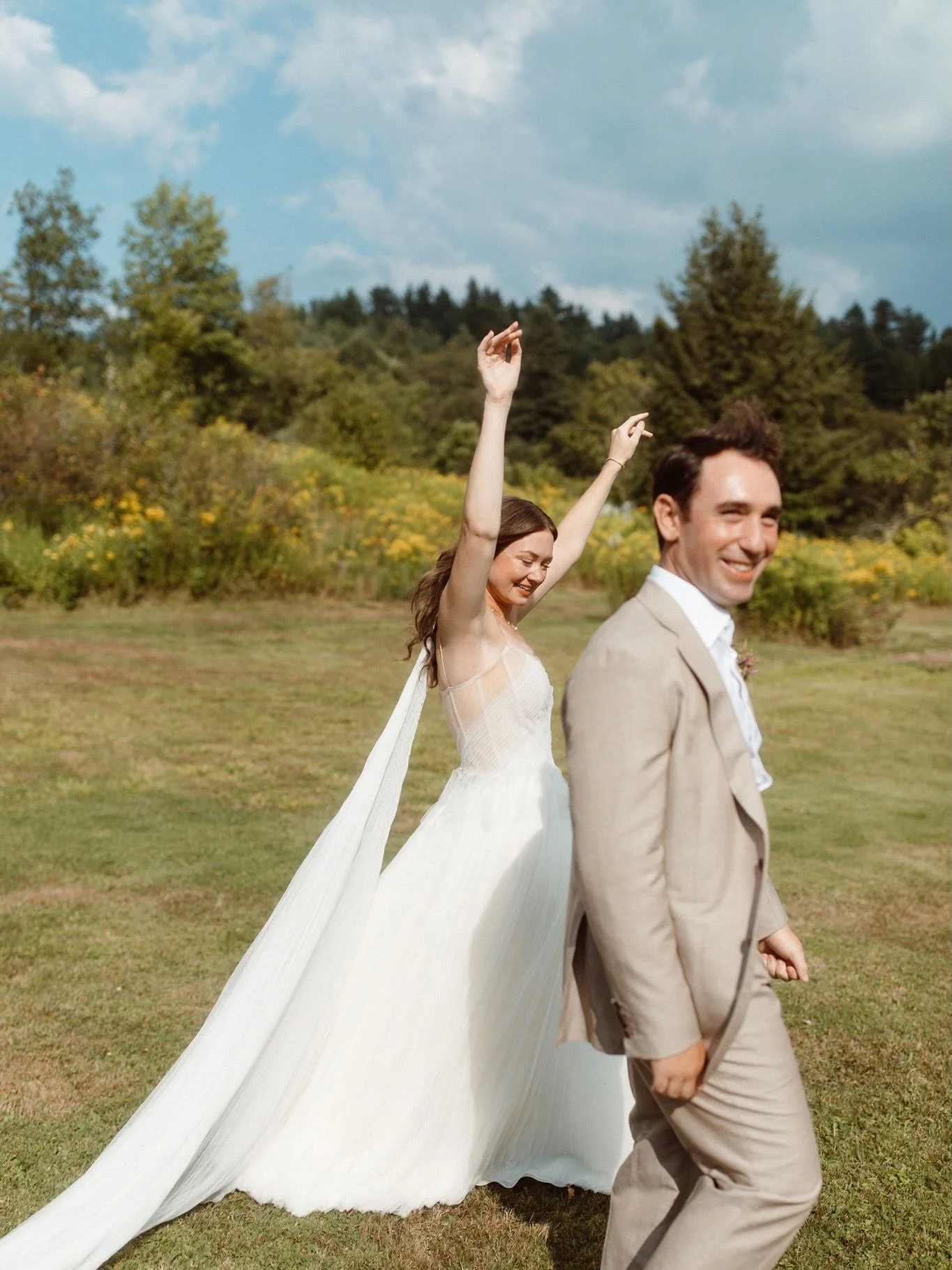Oh those perfect few seconds after the ceremony when your couple beams with love and adoration for each other and that &ldquo;we did it&rdquo;!