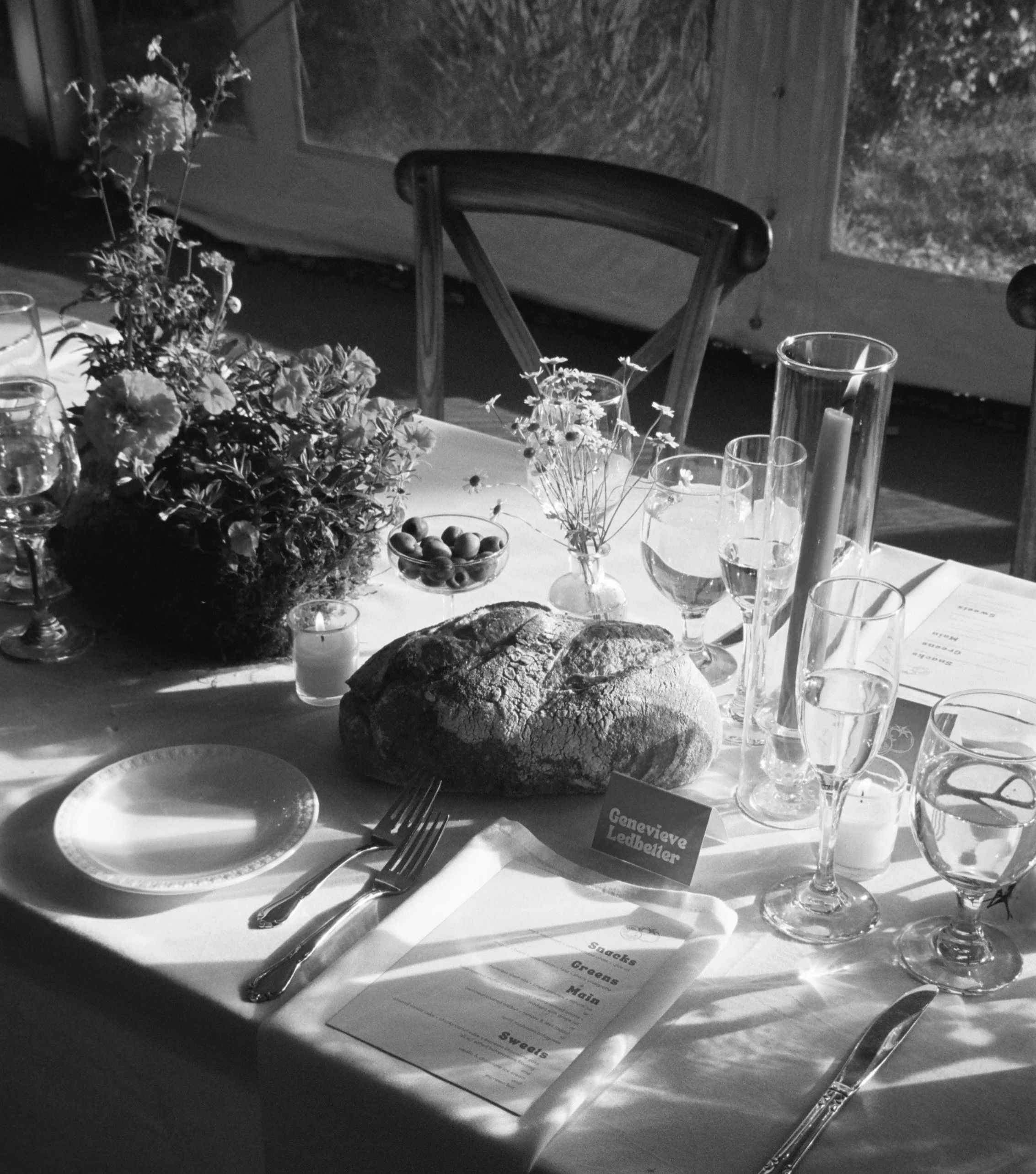 &ldquo;The Tomato Wedding&rdquo; in black and white.