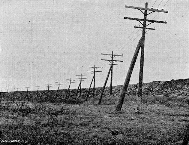 11,000-volt Niagara Falls to Buffalo transmission line from June 5, 1897
