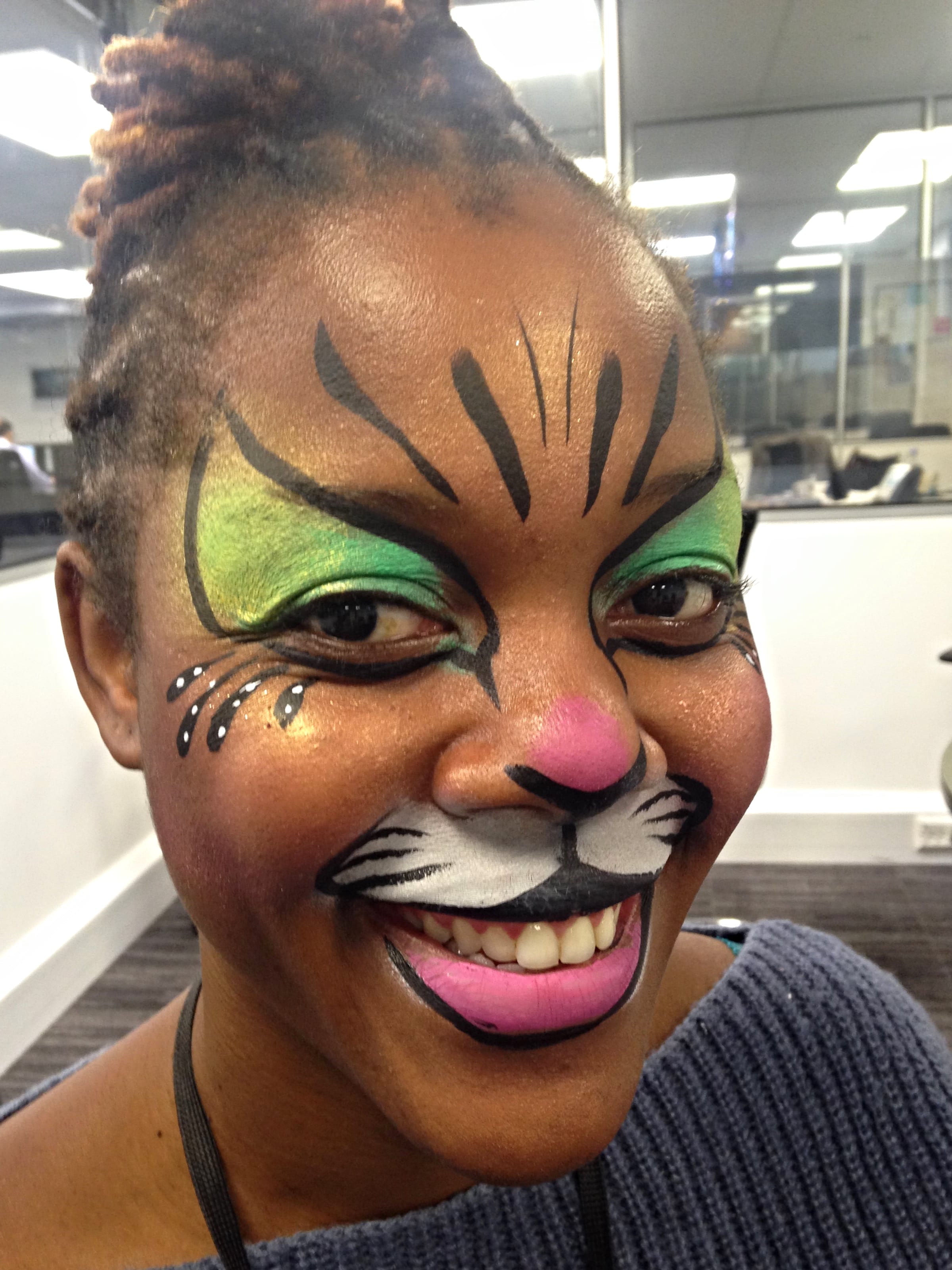 Cat face painting