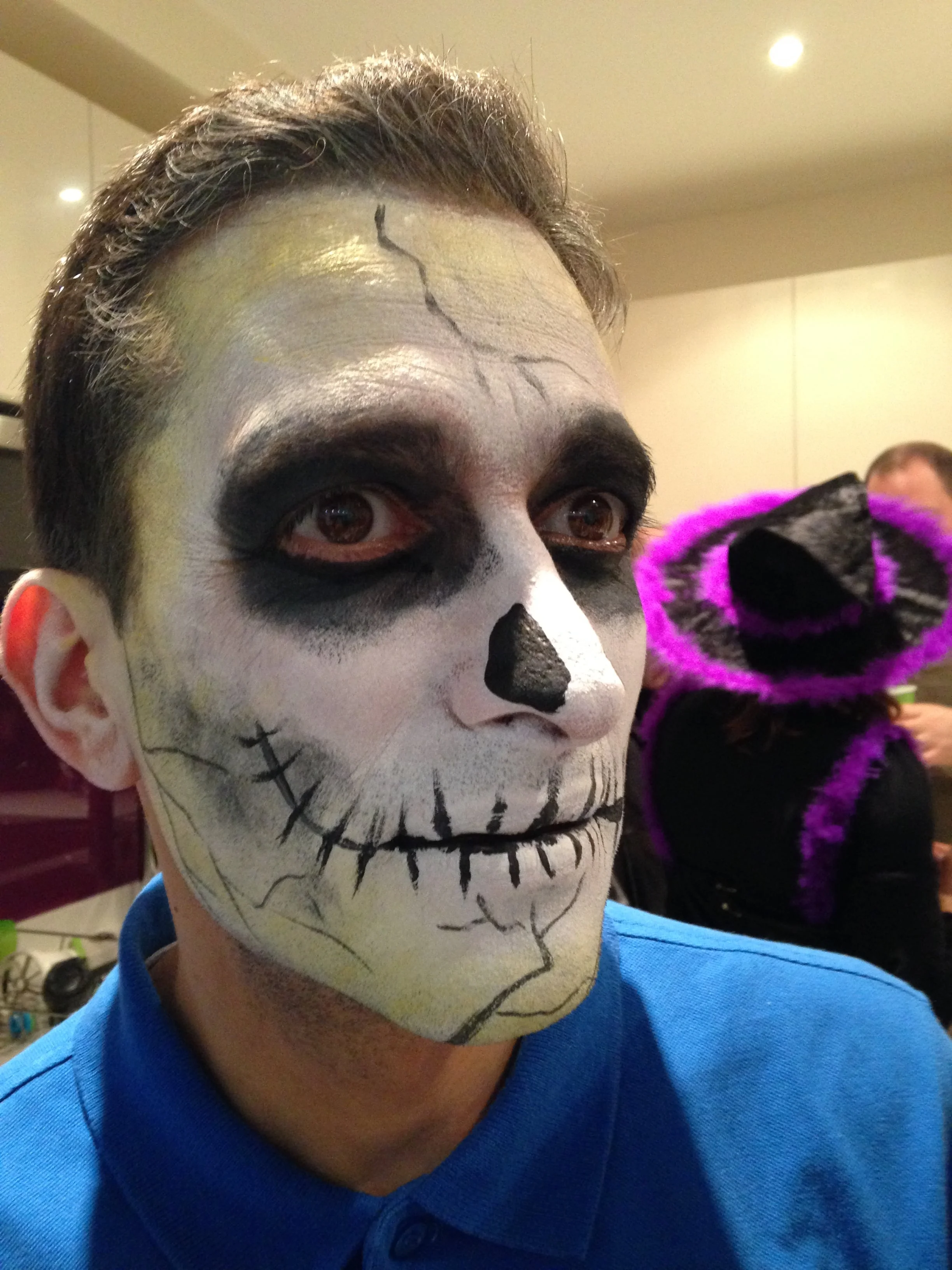 Skeleton Face Painting