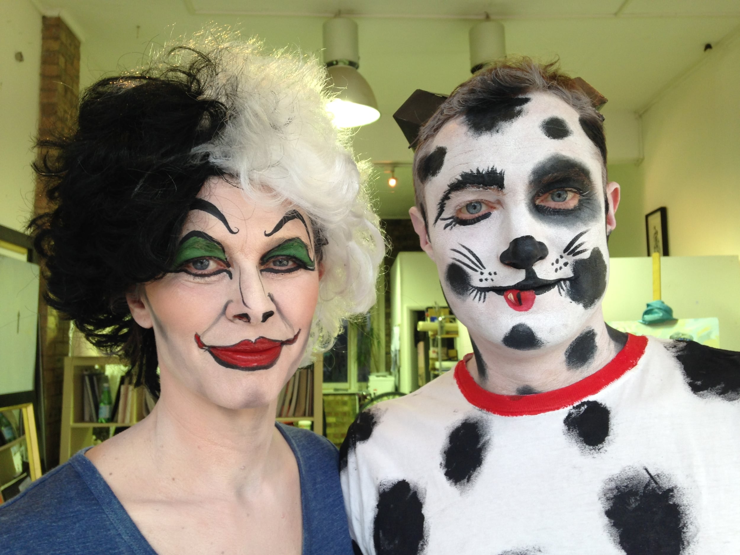 Cruella Deville and Dalmation