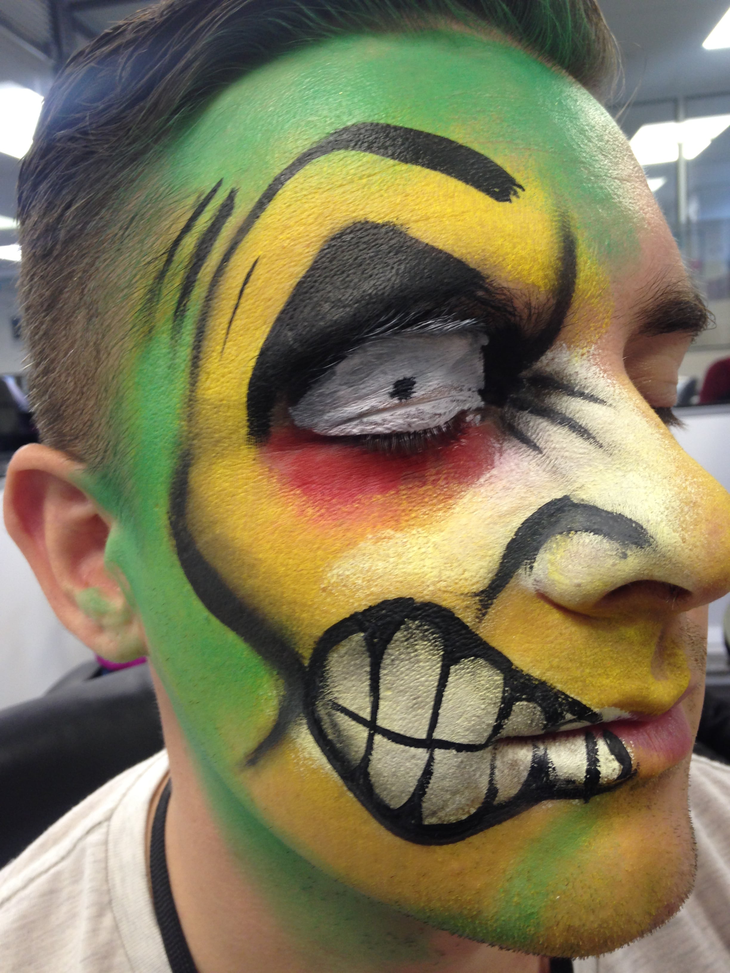 Marvel Comics Face Painting