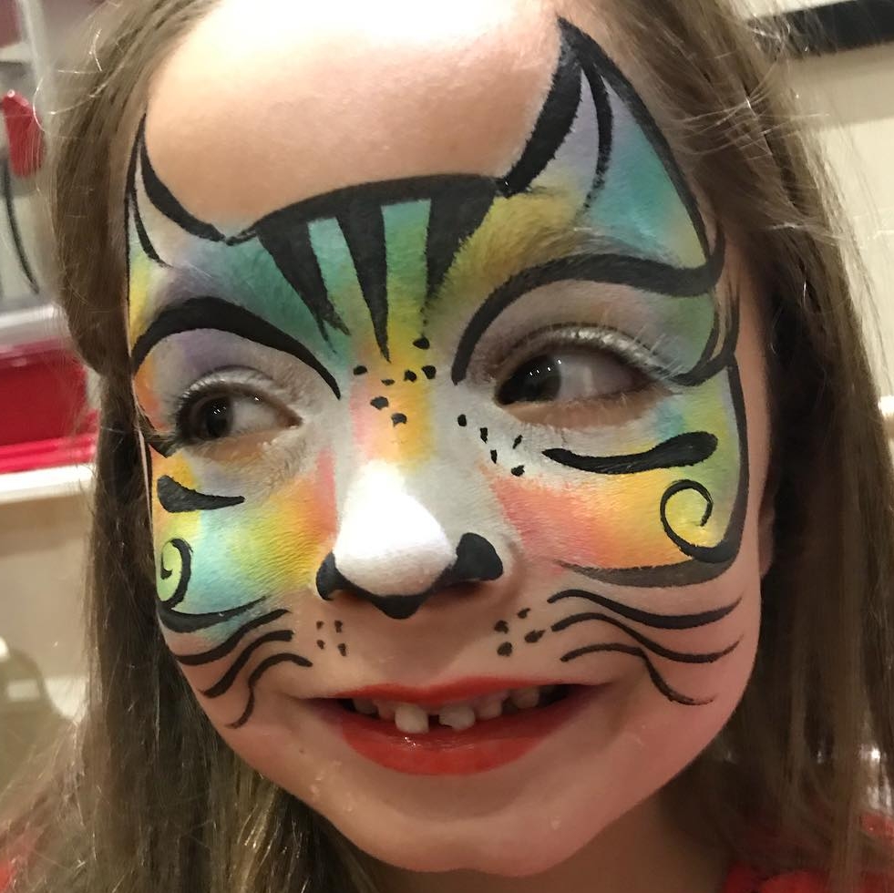 Rainbow Cat Face